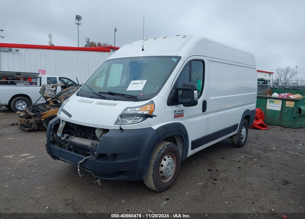 2019 RAM PROMASTER 2500 VIN: 3C6TRVCG0KE539597