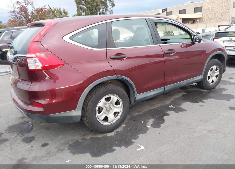 2015 HONDA CR-V LX VIN: 2HKRM3H39FH538610