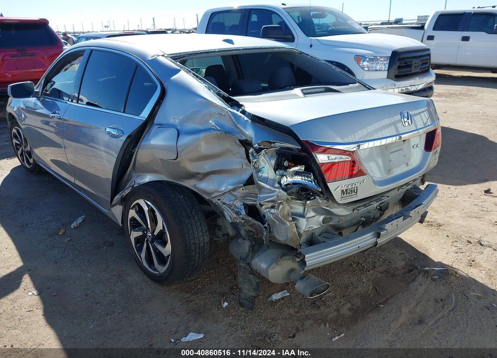 2017 HONDA ACCORD EX-L V6 VIN: 1HGCR3F87HA006533
