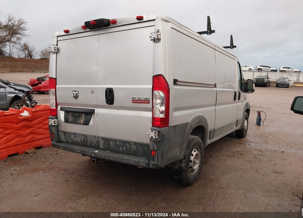 2014 RAM PROMASTER 1500 LOW ROOF VIN: 3C6TRVAG0EE101928