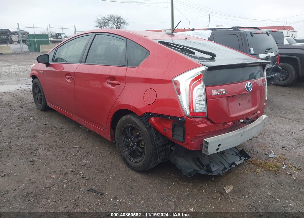 2013 TOYOTA PRIUS THREE VIN: JTDKN3DUXD1733715