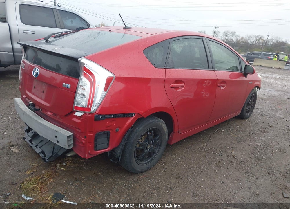 2013 TOYOTA PRIUS THREE VIN: JTDKN3DUXD1733715