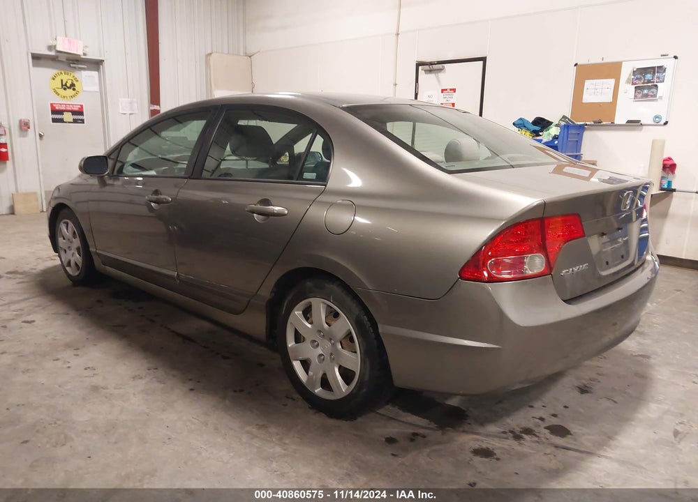 2007 HONDA CIVIC LX VIN: 1HGFA16587L024704