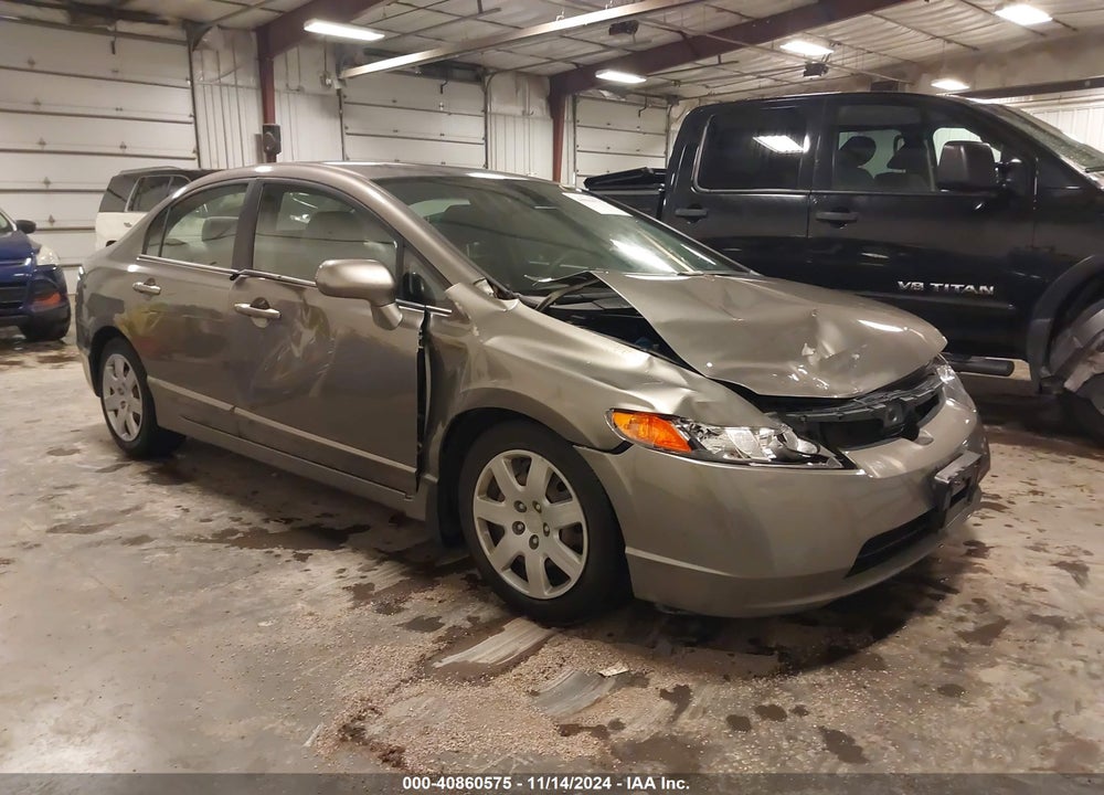 2007 HONDA CIVIC LX VIN: 1HGFA16587L024704