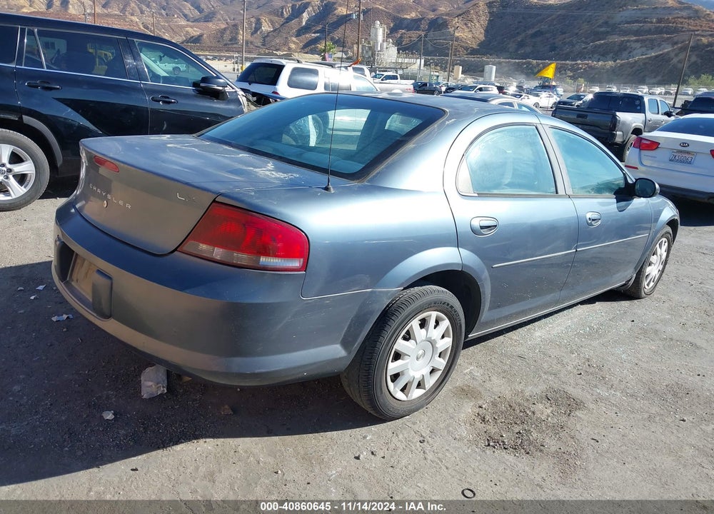 2003 CHRYSLER SEBRING LX VIN: 1C3EL46X13N557018