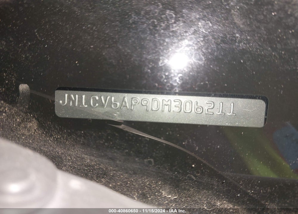 2013 INFINITI G37 JOURNEY VIN: JN1CV6AP9DM306211