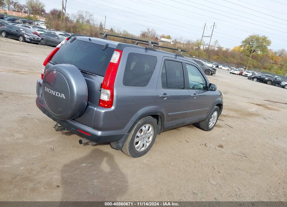 2006 HONDA CR-V SE VIN: SHSRD78926U410101