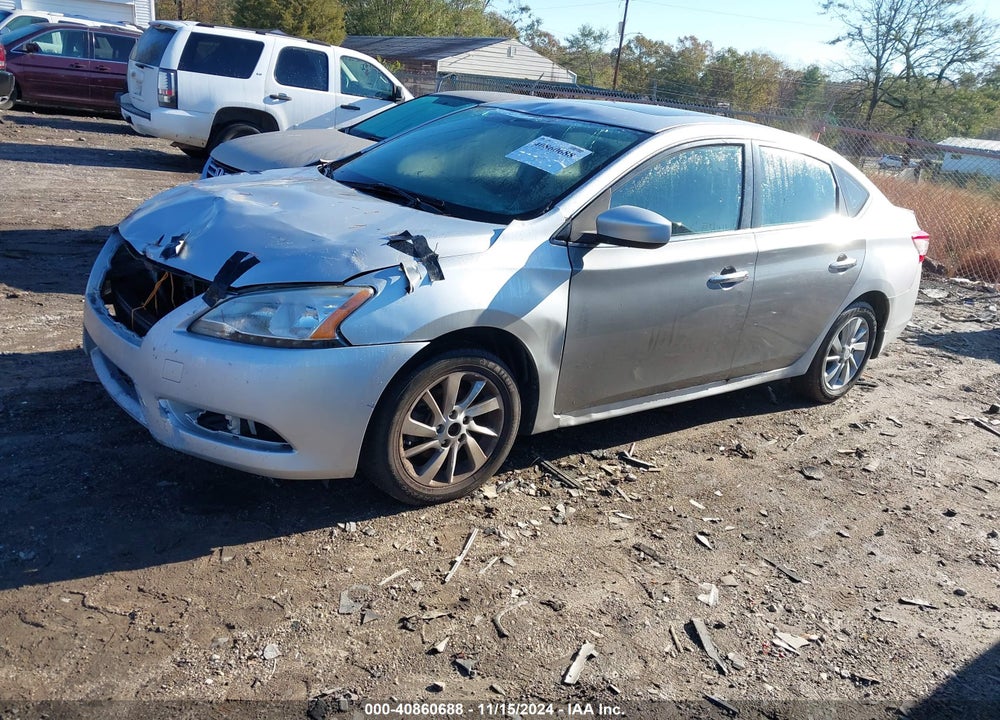 2015 NISSAN SENTRA SV VIN: 3N1AB7AP6FY256146