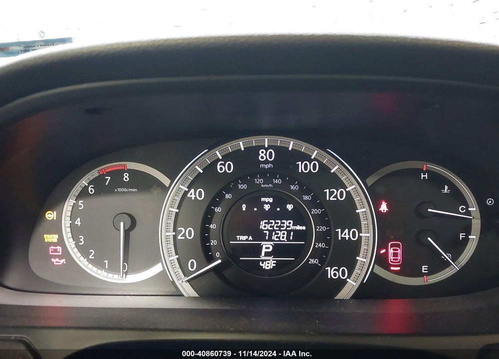 2014 HONDA ACCORD EX-L V-6 VIN: 1HGCR3F85EA022306