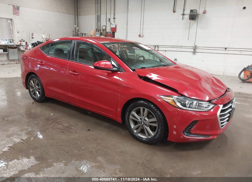 2018 HYUNDAI ELANTRA SEL VIN: 5NPD84LF5JH308111