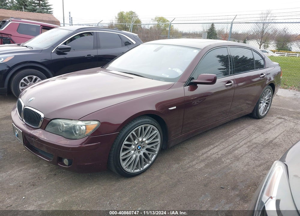 2008 BMW 750LI VIN: WBAHN83598DT79012