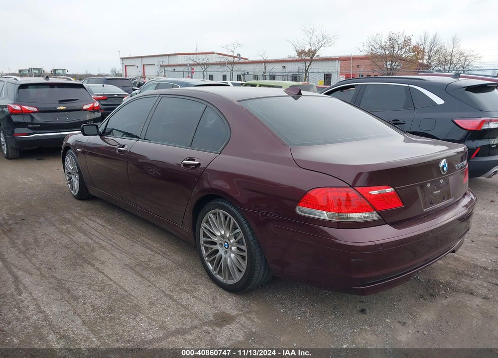 2008 BMW 750LI VIN: WBAHN83598DT79012