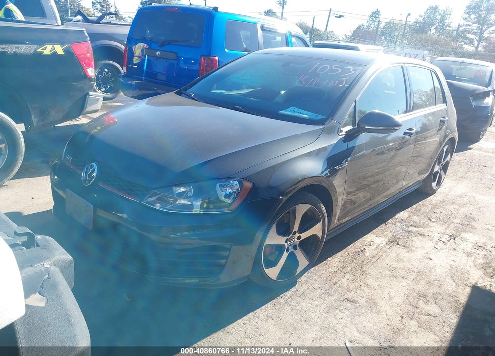 2015 VOLKSWAGEN GOLF GTI 2.0T SE 4-DOOR VIN: 3VW5T7AUXFM001053