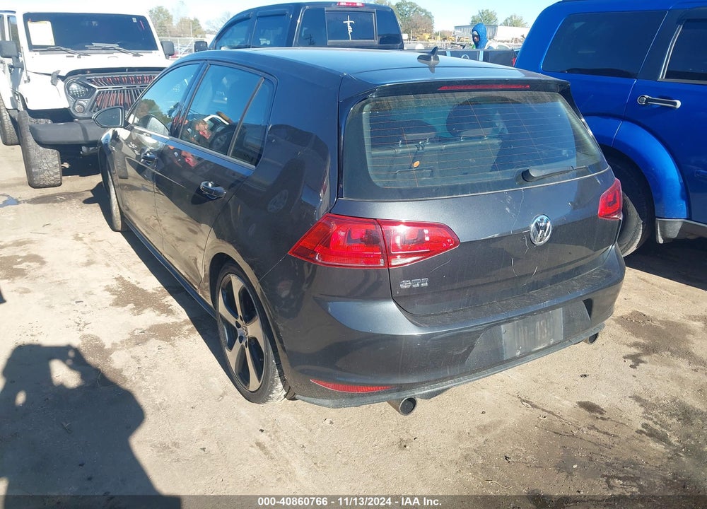 2015 VOLKSWAGEN GOLF GTI 2.0T SE 4-DOOR VIN: 3VW5T7AUXFM001053