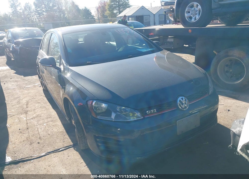 2015 VOLKSWAGEN GOLF GTI 2.0T SE 4-DOOR VIN: 3VW5T7AUXFM001053