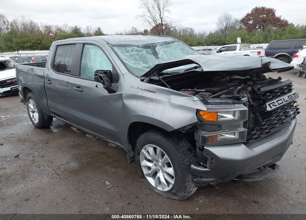 2020 CHEVROLET SILVERADO 1500 4WD SHORT BED CUSTOM VIN: 3GCPYBEK6LG145251