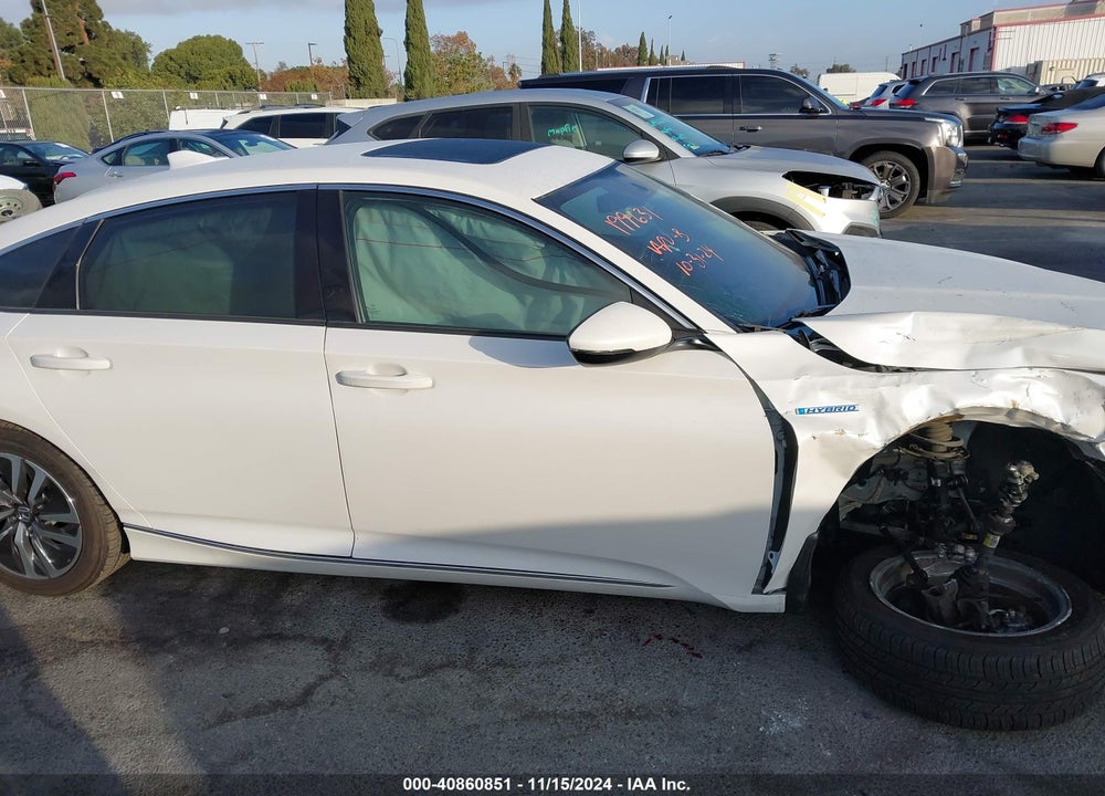 2022 HONDA ACCORD HYBRID EX-L VIN: 1HGCV3F52NA023396