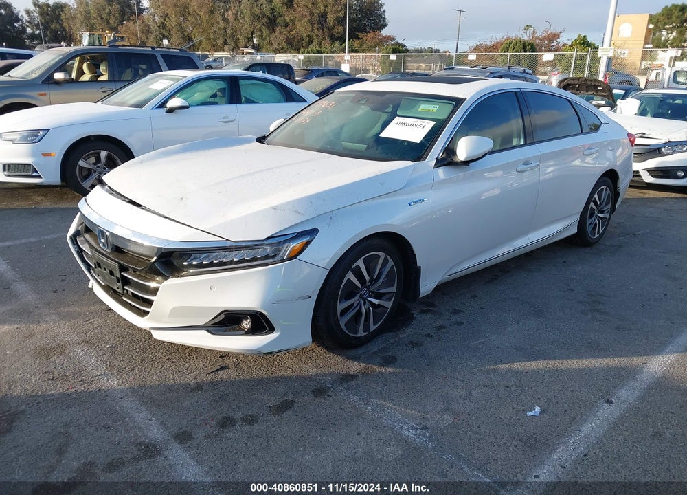 2022 HONDA ACCORD HYBRID EX-L VIN: 1HGCV3F52NA023396