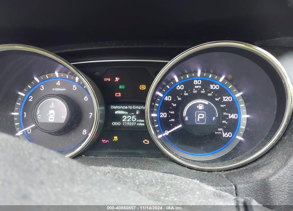 2012 HYUNDAI SONATA GLS VIN: 5NPEB4AC0CH471539