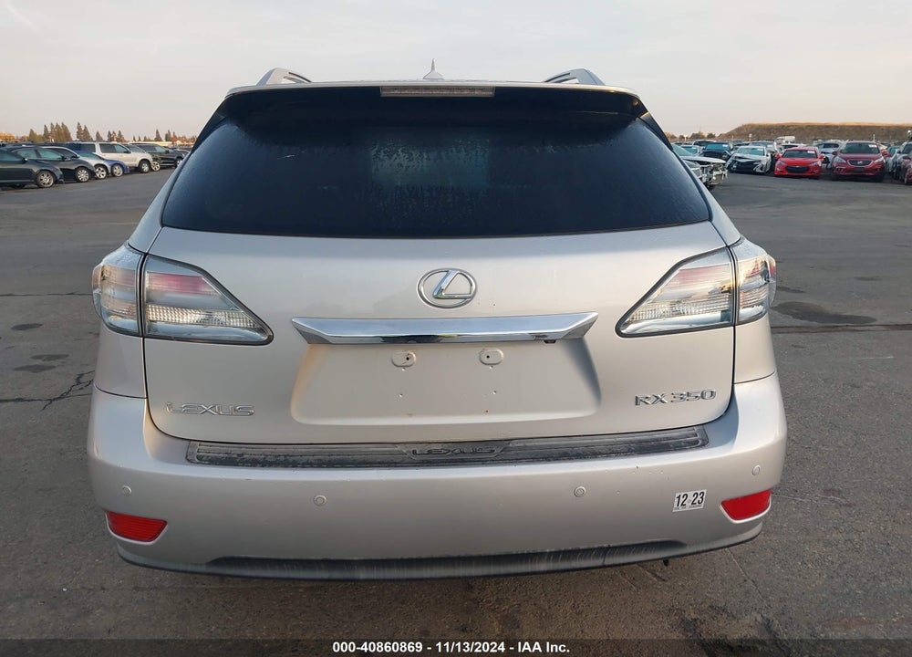 2010 LEXUS RX 350 VIN: JTJZK1BA7A2400315