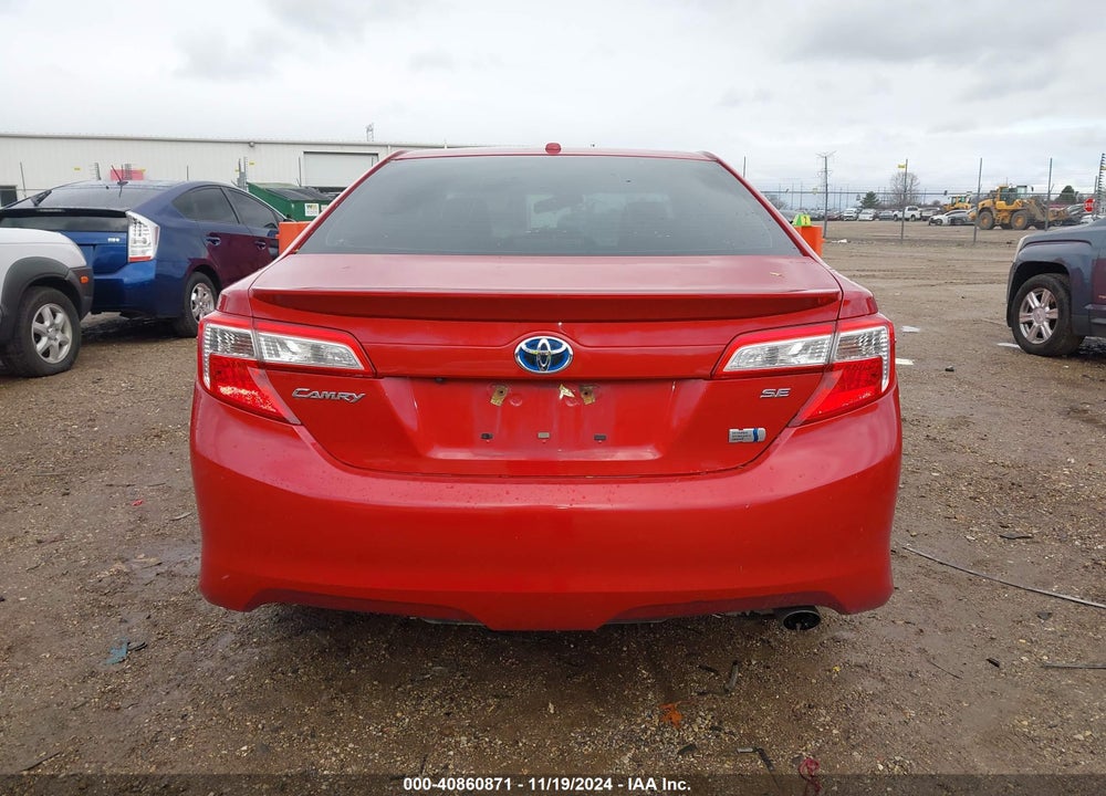 2014 TOYOTA CAMRY HYBRID SE LIMITED EDITION VIN: 4T1BD1FK5EU121050