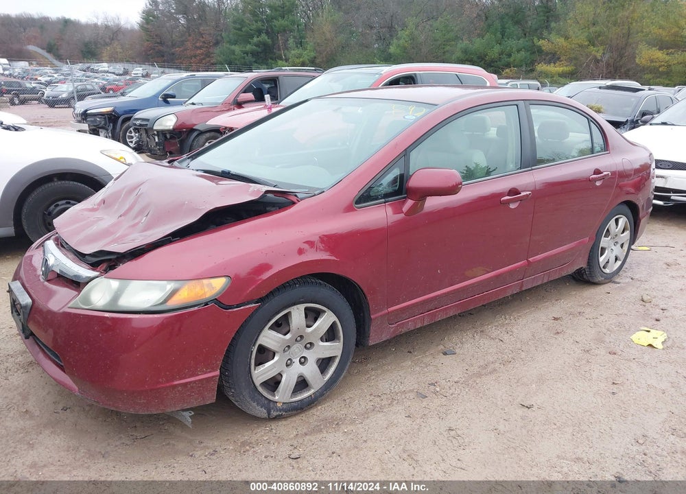 2006 HONDA CIVIC LX VIN: 1HGFA16526L036037