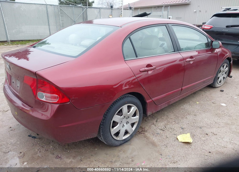 2006 HONDA CIVIC LX VIN: 1HGFA16526L036037