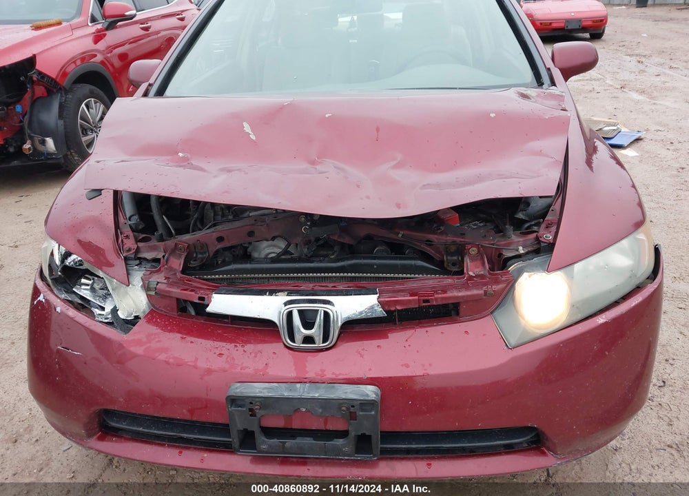 2006 HONDA CIVIC LX VIN: 1HGFA16526L036037