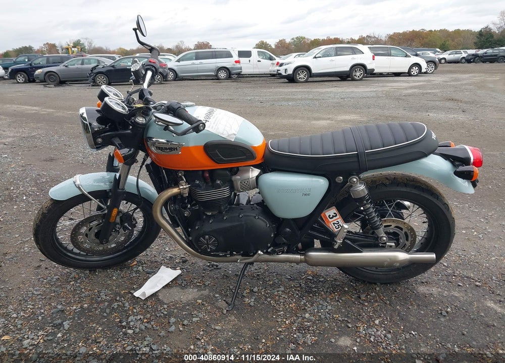 2023 TRIUMPH MOTORCYCLE BONNEVILLE T100 VIN: SMTD10G74PTBC6680