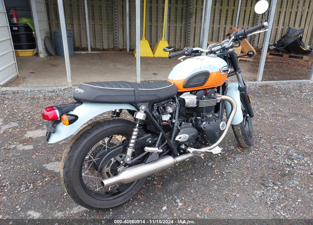 2023 TRIUMPH MOTORCYCLE BONNEVILLE T100 VIN: SMTD10G74PTBC6680