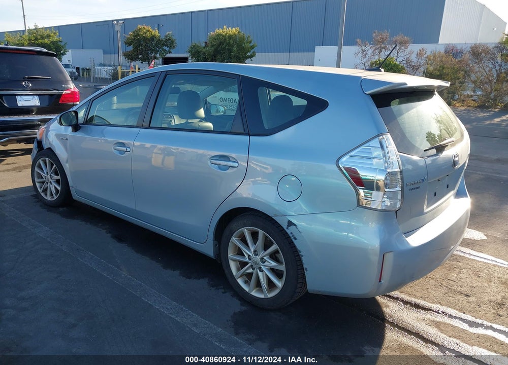 2012 TOYOTA PRIUS V FIVE VIN: JTDZN3EU2C3057437
