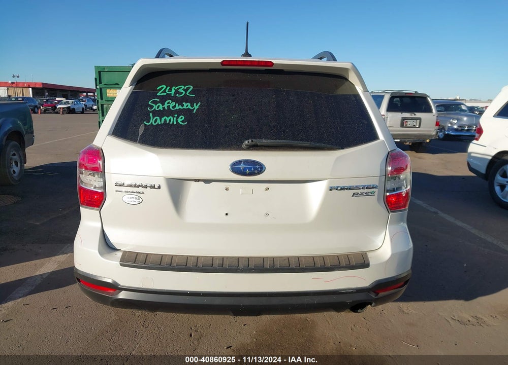2014 SUBARU FORESTER 2.5I LIMITED VIN: JF2SJAJC6EH465204