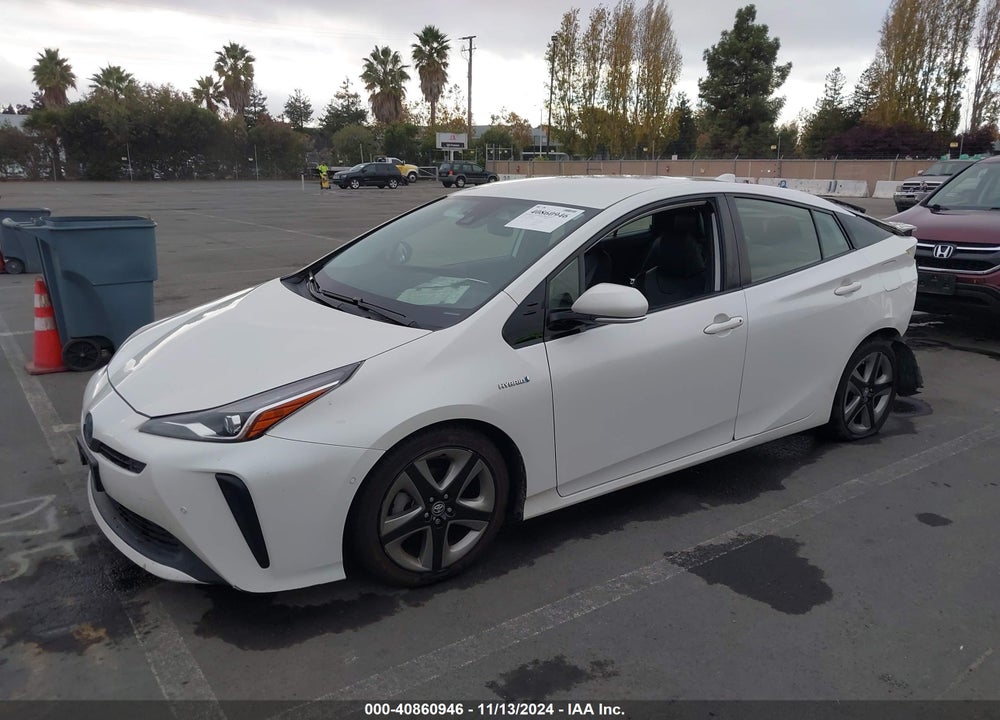 2019 TOYOTA PRIUS LIMITED VIN: JTDKARFU3K3092081