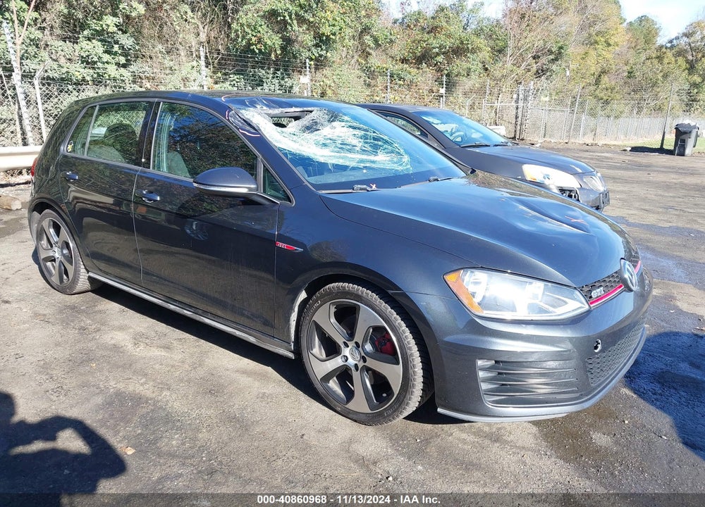 2017 VOLKSWAGEN GOLF GTI AUTOBAHN 4-DOOR/S 4-DOOR/SE 4-DOOR/SPORT 4-DOOR VIN: 3VW5T7AU4HM027392