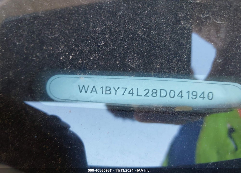 2008 AUDI Q7 VIN: WA1BY74L28D041940