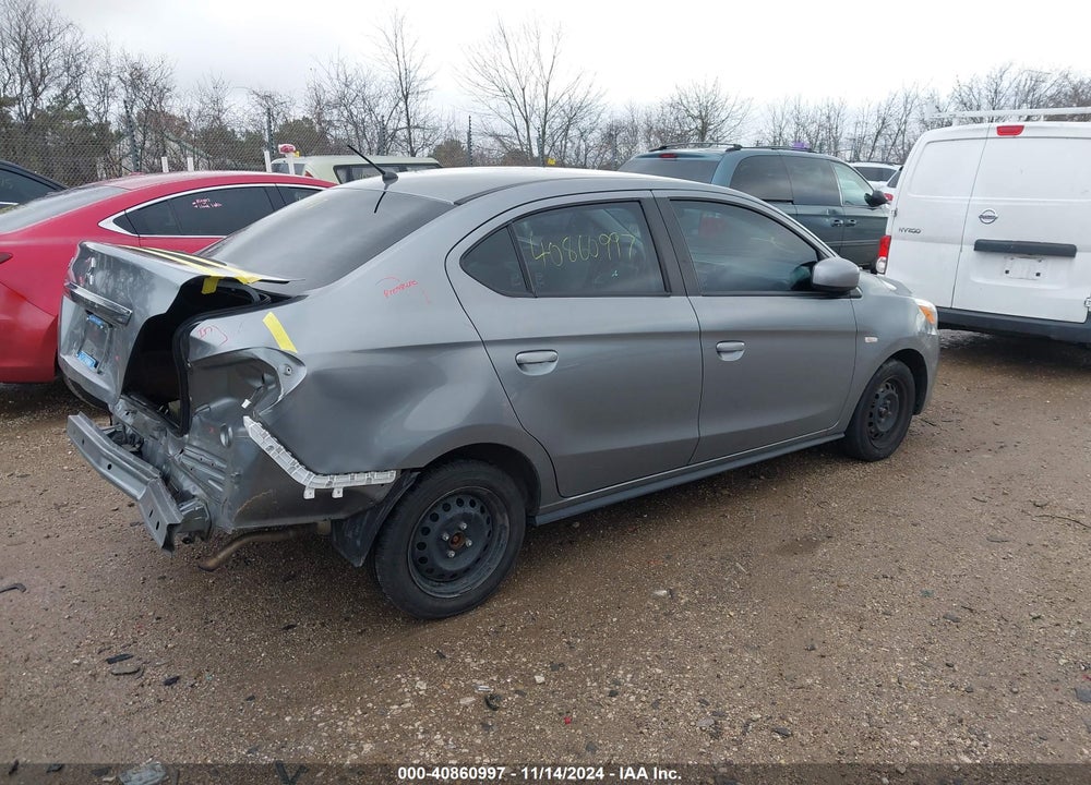 2020 MITSUBISHI MIRAGE G4 ES VIN: ML32F3FJ7LHF01536