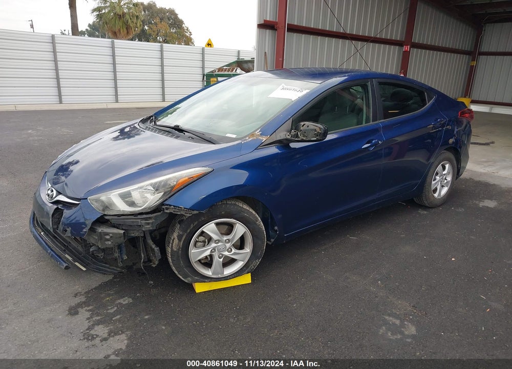 2015 HYUNDAI ELANTRA SE VIN: 5NPDH4AE1FH645327