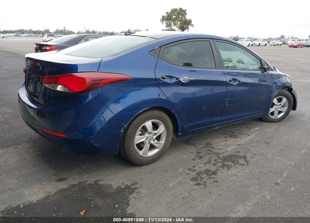 2015 HYUNDAI ELANTRA SE VIN: 5NPDH4AE1FH645327