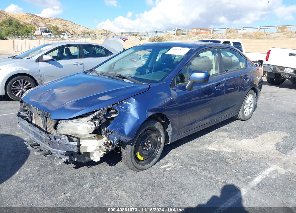 2013 SUBARU IMPREZA 2.0I PREMIUM VIN: JF1GJAC64DH035803