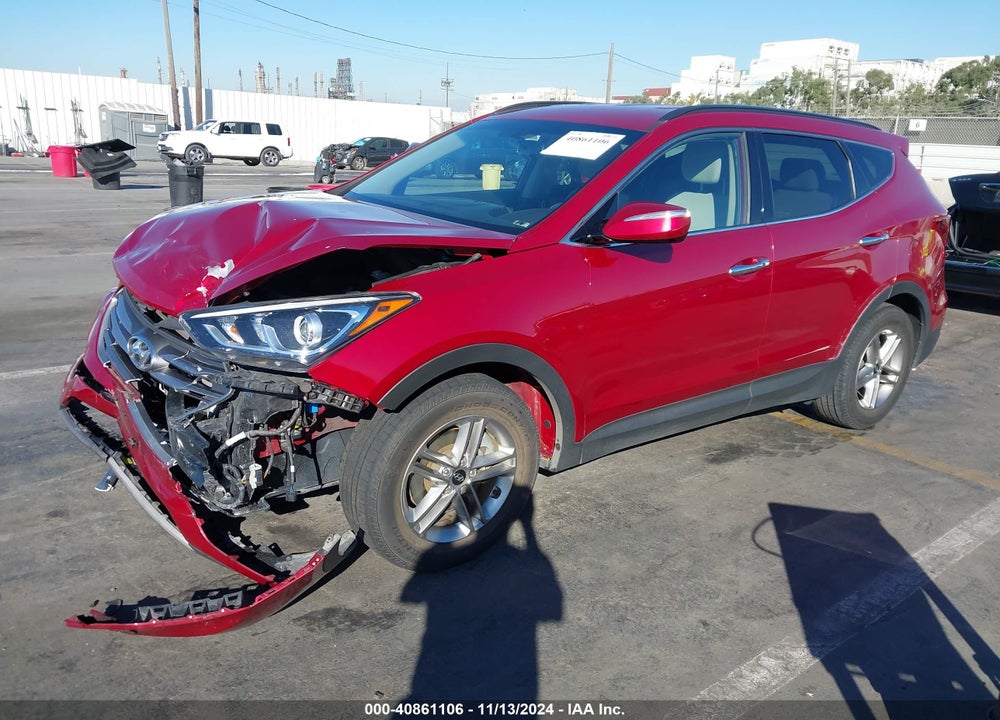 2018 HYUNDAI SANTA FE SPORT 2.4L VIN: 5XYZU3LB0JG507003
