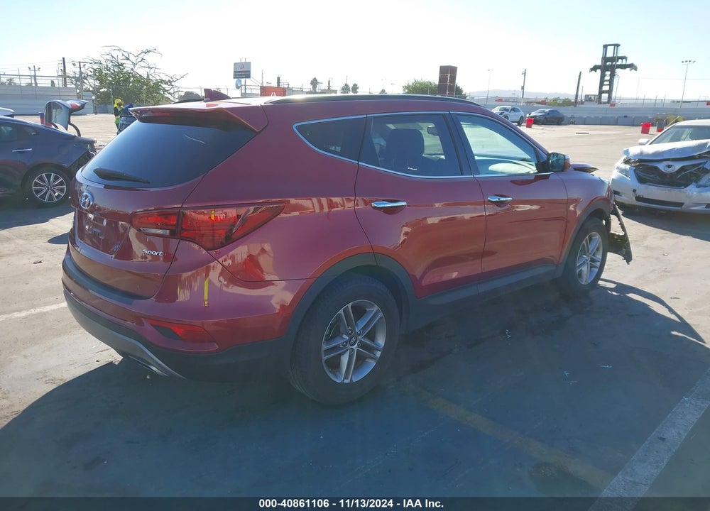 2018 HYUNDAI SANTA FE SPORT 2.4L VIN: 5XYZU3LB0JG507003