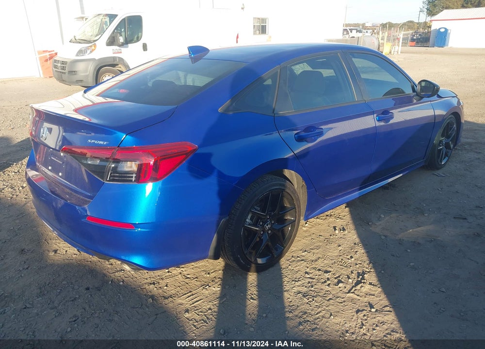 2022 HONDA CIVIC SPORT VIN: 2HGFE2F53NH607525