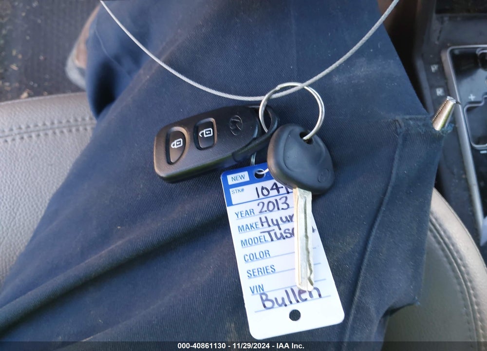 2013 HYUNDAI TUCSON GLS VIN: KM8JU3AC8DU688245