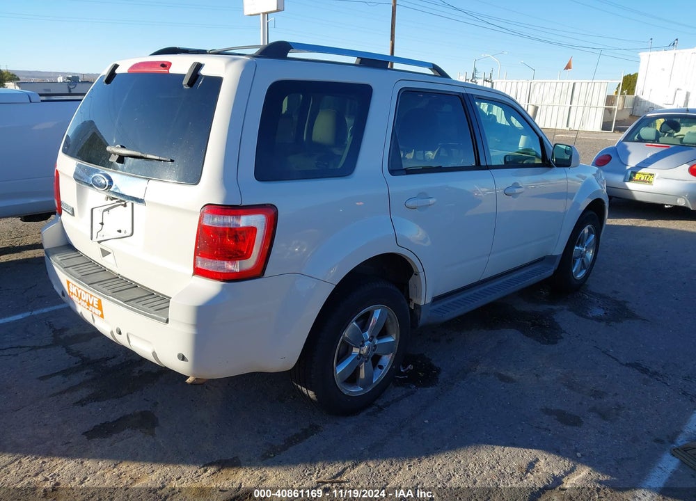 2011 FORD ESCAPE LIMITED VIN: 1FMCU9E72BKA68346