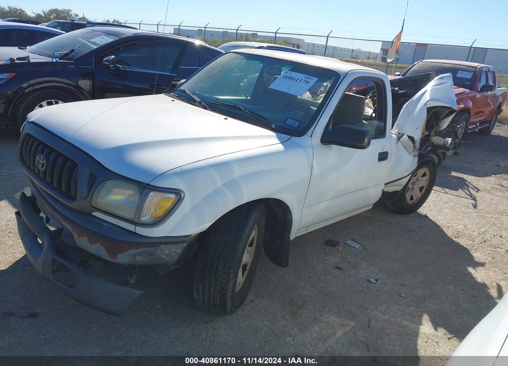 2004 TOYOTA TACOMA VIN: 5TENL42N64Z309099