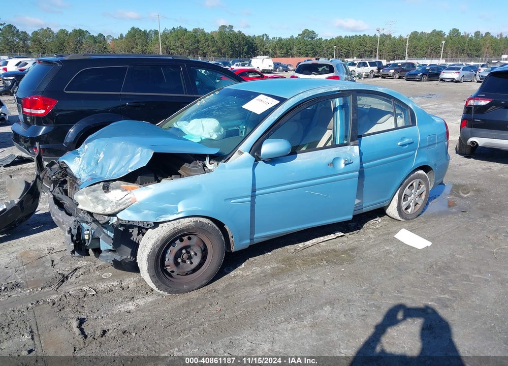 2010 HYUNDAI ACCENT GLS VIN: KMHCN4ACXAU411393