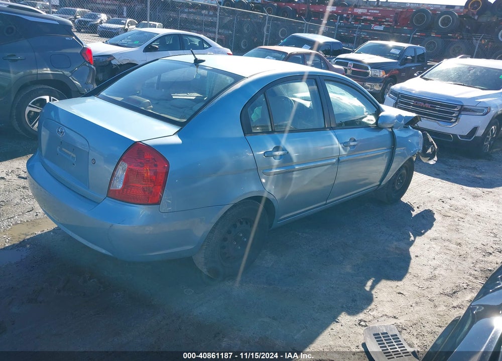 2010 HYUNDAI ACCENT GLS VIN: KMHCN4ACXAU411393