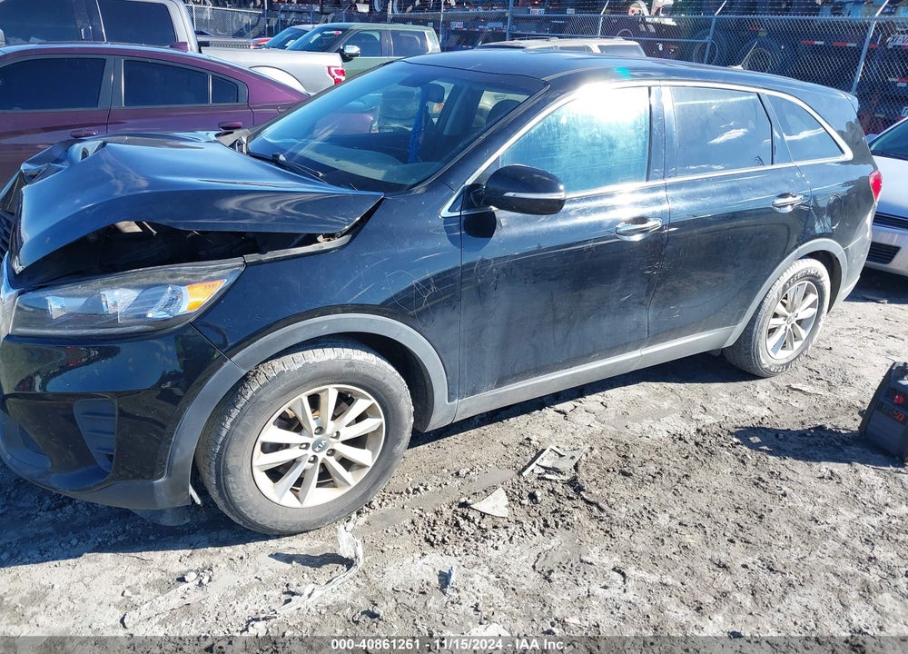 2019 KIA SORENTO 2.4L L VIN: 5XYPG4A39KG565127