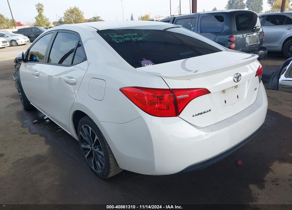 2018 TOYOTA COROLLA SE VIN: 5YFBURHE3JP765096
