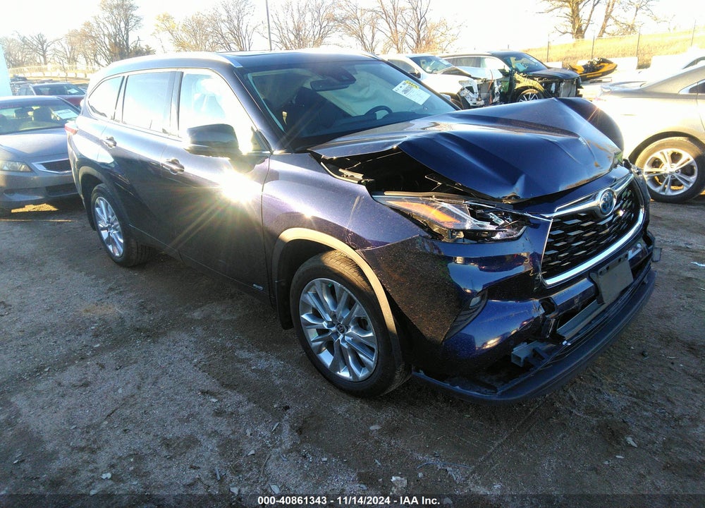 2021 TOYOTA HIGHLANDER HYBRID LIMITED VIN: 5TDXBRCH0MS523357